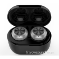 TWS Bluetooth Wireless HiFi Earbuds Écouteurs Heavy Bass